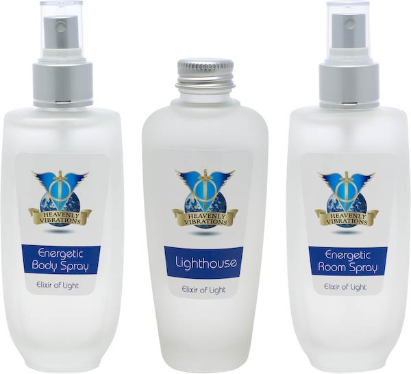 body Spray, room Spray and lighthouse bottle